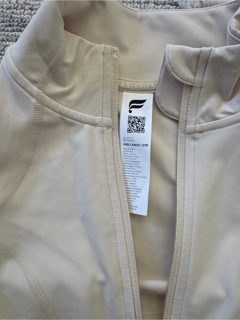 Fabletics Perfect Storm Cropped Train Jacket - Picture 2 of 4